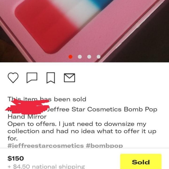 SCAM Jeffree Star Bomb Pop mirror cosmetics2000 - Picture 3 of 8